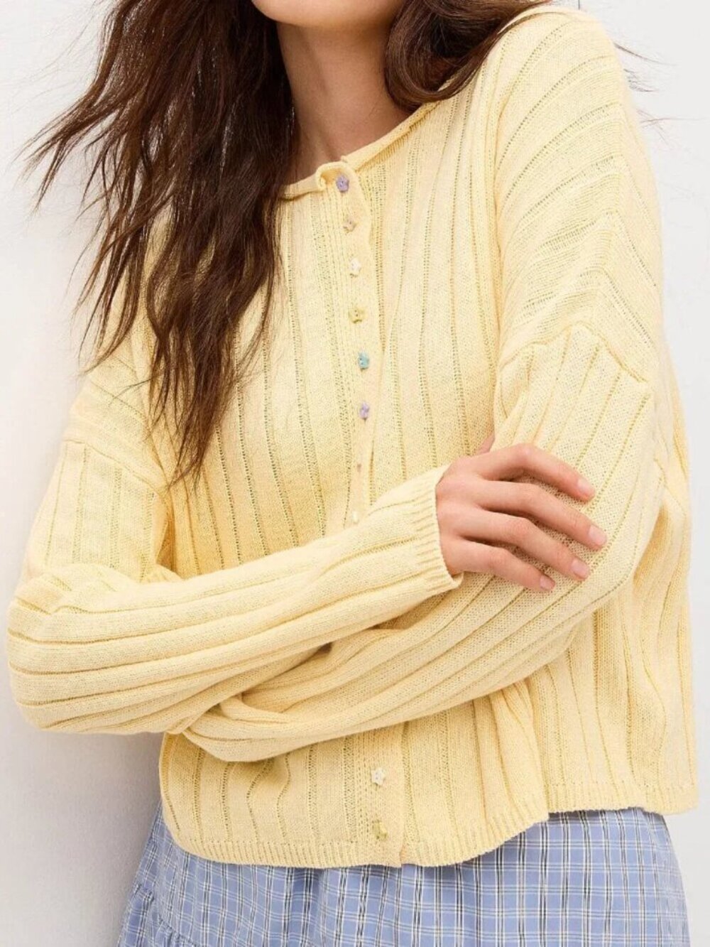 Things Between Pastel star buttons cardigan - Picture 3 of 3